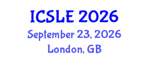 International Conference on Sports Law and Ethics (ICSLE) September 23, 2026 - London, United Kingdom