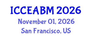 International Conference on Civil Engineering, Architecture and Building Material (ICCEABM) November 01, 2026 - San Francisco, United States