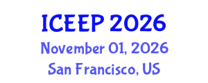 International Conference on Energy Economics and Policy (ICEEP) November 01, 2026 - San Francisco, United States