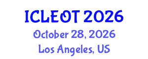 International Conference on e-Learning e-Education and Online Training (ICLEOT) October 28, 2026 - Los Angeles, United States