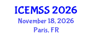 International Conference on Economics, Management and Social Study (ICEMSS) November 18, 2026 - Paris, France