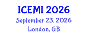 International Conference on Electronic Measurement and Instruments (ICEMI) September 23, 2026 - London, United Kingdom
