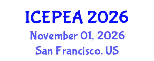 International Conference on Electrical Power Engineering and Applications (ICEPEA) November 01, 2026 - San Francisco, United States
