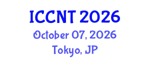 International Conference on Communications and Network Theory (ICCNT) October 07, 2026 - Tokyo, Japan