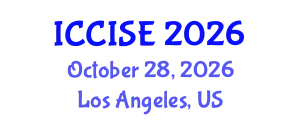 International Conference on Critical Infrastructure Systems Engineering (ICCISE) October 28, 2026 - Los Angeles, United States