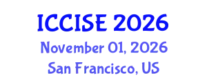 International Conference on Critical Infrastructure Systems Engineering (ICCISE) November 01, 2026 - San Francisco, United States
