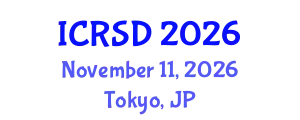 International Conference on Radiation Science and Dosimetry (ICRSD) November 11, 2026 - Tokyo, Japan