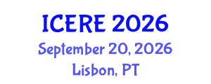 International Conference on Environment and Renewable Energy (ICERE) September 20, 2026 - Lisbon, Portugal