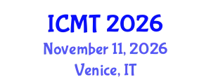 International Conference on Maritime Transport (ICMT) November 11, 2026 - Venice, Italy