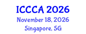 International Conference on Coordination Chemistry and Applications (ICCCA) November 18, 2026 - Singapore, Singapore
