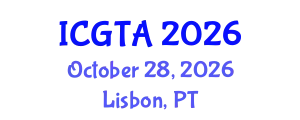 International Conference on Geometry, Topology and Applications (ICGTA) October 28, 2026 - Lisbon, Portugal