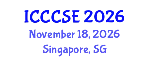 International Conference on Civil, Construction and Safety Engineering (ICCCSE) November 18, 2026 - Singapore, Singapore
