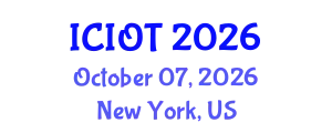 International Conference on Internet of Things (ICIOT) October 07, 2026 - New York, United States