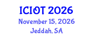 International Conference on Internet of Things (ICIOT) November 15, 2026 - Jeddah, Saudi Arabia