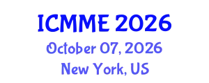 International Conference on Metal Materials and Engineering (ICMME) October 07, 2026 - New York, United States