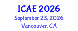 International Conference on Architecture Environment (ICAE) September 23, 2026 - Vancouver, Canada