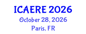 International Conference on Agricultural, Environmental and Resource Economics (ICAERE) October 28, 2026 - Paris, France
