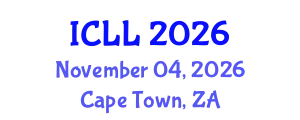 International Conference on Linguistics and Languages (ICLL) November 04, 2026 - Cape Town, South Africa