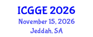 International Conference on Geotechnical and Geological Engineering (ICGGE) November 15, 2026 - Jeddah, Saudi Arabia