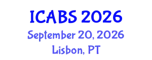 International Conference on Agricultural and Biological Sciences (ICABS) September 20, 2026 - Lisbon, Portugal
