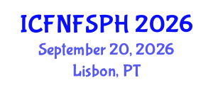 International Conference on Food, Nutrition, Food Safety and Public Health (ICFNFSPH) September 20, 2026 - Lisbon, Portugal