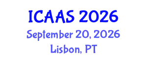 International Conference on Agriculture and Animal Sciences (ICAAS) September 20, 2026 - Lisbon, Portugal