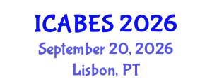 International Conference on Agricultural, Biological and Environmental Sciences (ICABES) September 20, 2026 - Lisbon, Portugal