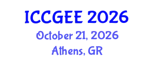 International Conference on Corporate Governance in Emerging Economies (ICCGEE) October 21, 2026 - Athens, Greece