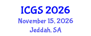 International Conference on Geographical Sciences (ICGS) November 15, 2026 - Jeddah, Saudi Arabia