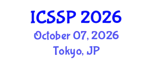 International Conference on Social Science and Psychology (ICSSP) October 07, 2026 - Tokyo, Japan