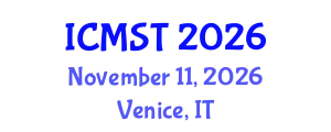 International Conference on Materials for Sensors and Transducers (ICMST) November 11, 2026 - Venice, Italy