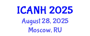 International Conference on Aquatic Nutrition and Health (ICANH) August 28, 2025 - Moscow, Russia