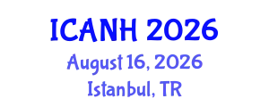International Conference on Aquatic Nutrition and Health (ICANH) August 16, 2026 - Istanbul, Turkey