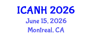 International Conference on Aquatic Nutrition and Health (ICANH) June 15, 2026 - Montreal, Canada
