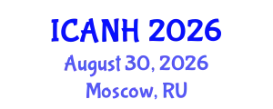 International Conference on Aquatic Nutrition and Health (ICANH) August 30, 2026 - Moscow, Russia