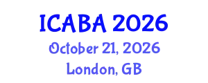 International Conference on Architectural and Building Acoustics (ICABA) October 21, 2026 - London, United Kingdom