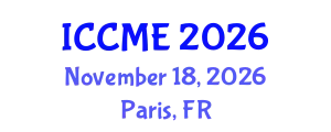 International Conference on Composite Materials Engineering (ICCME) November 18, 2026 - Paris, France