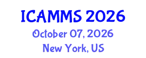 International Conference on Alternative Medicine and Medical Sciences (ICAMMS) October 07, 2026 - New York, United States