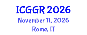 International Conference on Genetics and Genome Research (ICGGR) November 11, 2026 - Rome, Italy