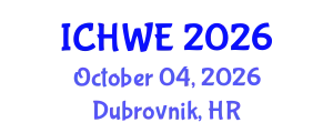 International Conference on Hydroinformatics and Water Engineering (ICHWE) October 04, 2026 - Dubrovnik, Croatia