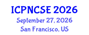International Conference on Psychology, Neuroscience, Cognitive Science and Engineering (ICPNCSE) September 27, 2026 - San Francisco, United States