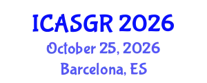 International Conference on Animal Sciences and Genetic Research (ICASGR) October 25, 2026 - Barcelona, Spain