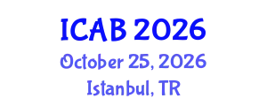 International Conference on Agricultural Biotechnology (ICAB) October 25, 2026 - Istanbul, Turkey