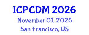 International Conference on Physical Cosmology and Dark Matter (ICPCDM) November 01, 2026 - San Francisco, United States