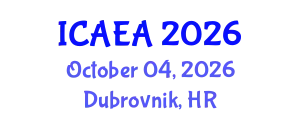 International Conference on Agricultural Engineering and Agroecology (ICAEA) October 04, 2026 - Dubrovnik, Croatia