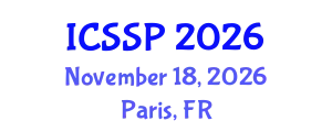 International Conference on Sociological Social Psychology (ICSSP) November 18, 2026 - Paris, France