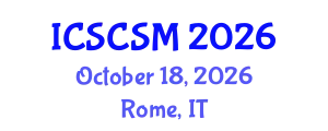 International Conference on Social Conflict and Social Movements (ICSCSM) October 18, 2026 - Rome, Italy