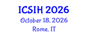 International Conference on Social Inequality and Health (ICSIH) October 18, 2026 - Rome, Italy