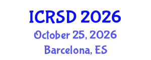 International Conference on Rural Sociology and Development (ICRSD) October 25, 2026 - Barcelona, Spain