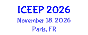International Conference on Educational and Environmental Psychology (ICEEP) November 18, 2026 - Paris, France